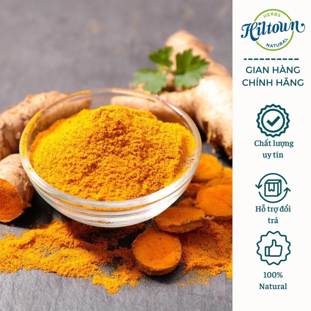 Bột đắp mặt nạ cám gạo tinh bột nghệ Hiltown, giúp da… - ảnh sản phẩm thực tế