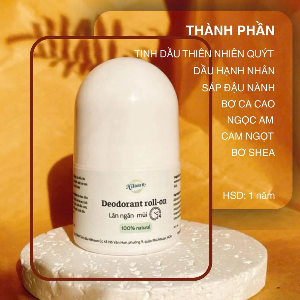 Sáp lăn nách tinh dầu thiên nhiên 30ml trong bộ ảnh Hiltown