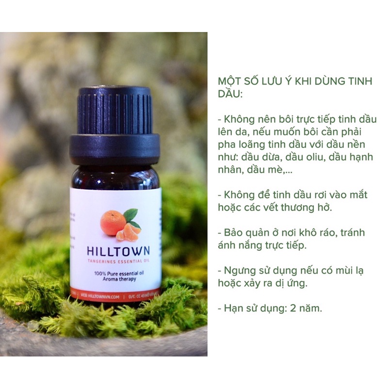 Tinh dầu vỏ quýt HILTOWN hỗ trợ làm đẹp da giúp giảm… trong bộ ảnh Hiltown