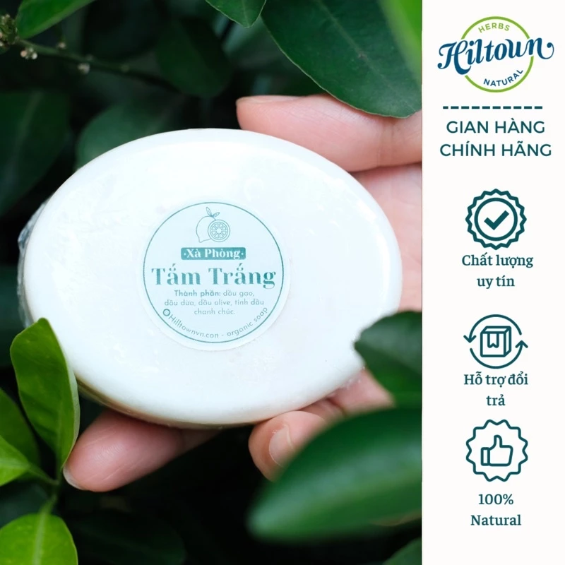 Xà phòng tắm trắng da dầu gạo tinh dầu chanh chúc…